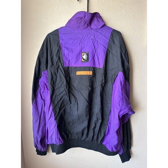 Vintage 90s Nike Challenge Court Tennis Windbreaker Purple Orange